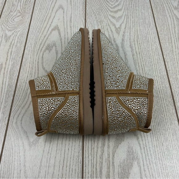 I.N.C. International Concepts Ariee Mini Cold Weather Booties 8M Tan Bling $60 - Picture 3 of 8